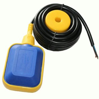 Universal Float Switch for Submersible Pumps, Blue