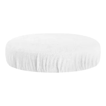 Baltas frotinis užvalkalas kosmetologinei kėdei 30-35 cm