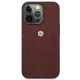 BMW Leather Curve Perforate dėklas, skirtas iPhone 13 Pro ir iPhone 13, raudonas