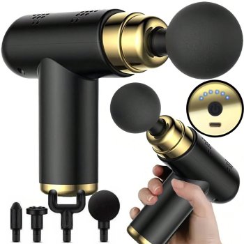 Mini Massage Gun for Body and Muscles, Portable, Black