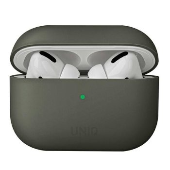 Apple Airpods Pro Uniq Etui Lino Case Cover, Moss
