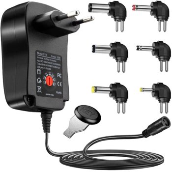 Universal Power Adapter Izoxis 24262, 3–12 V 30 W
