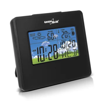 Meteo stotelė Greenblue GB148B, juoda