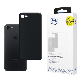 3mk Matt Case for Apple iPhone 7 / 8 / SE (2020/2022), Black