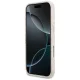 Guess 4G Script MagSafe dėklas iPhone 17 Pro telefonui, rožinis