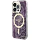 Guess dėklas iPhone 14 Pro Max su MagSafe Leopard, rožinis