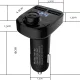 FM moduliatorius su Bluetooth, MP3 grotuvu ir 2x USB įkrovikliu, juodas