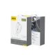 A6MaxL 20W USB-A USB-C įkroviklis su 1m USB-C - Lightning laidu, baltas
