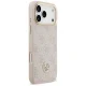 Guess 4G Strass Logo & Big Strap MagSafe dėklas iPhone 17 Pro Max, rožinis