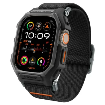 Spigen Lite Fit Pro dėklas su dirželiu Apple Watch Ultra 1 / 2 (49mm), juodas