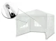 Plonos sodo paviljonas 3x3 m, baltas