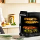 Karšto oro gruzdintuvė Tefal Easy Fry Crispy EY 7568, 10 l, 2700 W, juoda / sidabrinė