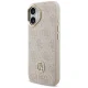 Guess iPhone 17 dėklas 4G Strass Logo MagSafe, rožinis