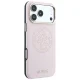 Guess Perforated 4G MagSafe dėklas telefonui iPhone 17 Pro / 18 Pro, rožinis