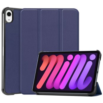 Atverčiamas dėklas Apple iPad mini (2024) (A2995) Trifold, mėlynas