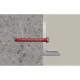 Kaiščių komplektas Fischer HybridPower 10x90 FUS su sraigtais, 4 vnt., raudonas