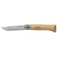 Opinel No. 08 nerūdijančio plieno kišeninis peilis su dėklu
