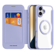 Dux Ducis Skin X Pro iPhone 16 Flip Case with MagSafe, Purple