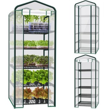5-Tier Mini Greenhouse with Shelves 23359