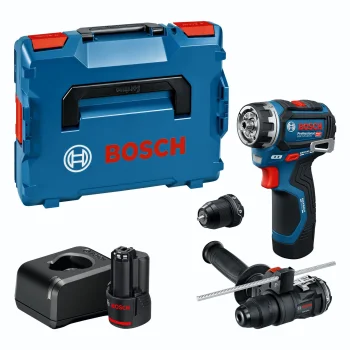 Akumuliatorinis gręžtuvas-suktuvas Bosch GSR 12V-32 FC, 12 V, 2x 2.0 Ah, L-BOXX