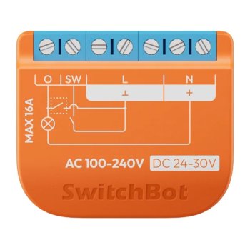 Išmanusis rėlės jungiklis SwitchBot 1PM Matter & Energy Monitor