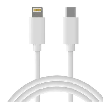 Extra Digital USB-C - Lightning laidas, PD 18W, 1m, baltas