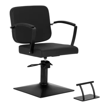 Hairdressing Chair Hair System Edge Noir, Black