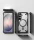 Ringke Fusion X Magnetic MagSafe dėklas skirtas Samsung Galaxy S26, Clear Black