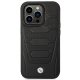 BMW dėklas iPhone 14 Pro Max (BMHCP14X22RPSK) Leather Seats Pattern, juodas