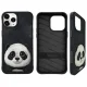Dėklas iPhone 15 Pro telefonui Nimmy Big Eyed Pet 2.0 Panda, juodas