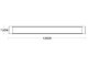 Surface Mounted LED Light 120cm 28W, Warm White