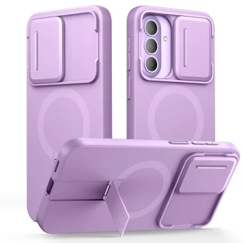 Tech-Protect Kevlar Aura MagSafe Case for Samsung Galaxy A57 - Purple