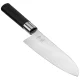 Santoku peilis KAI Wasabi Black 16.5 cm
