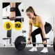 4FIZJO odiniai traukos diržai Deadlift Straps, juodi