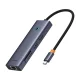 Baseus UltraJoy 7-in-1 USB-C šakotuvas (HDMI 4K, 2xUSB 3.0, PD, RJ45, SD/TF)