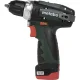 Akumuliatorinis gręžtuvas-suktuvas Metabo PowerMaxx BS Basic Set, 12 V, 2x 2.0 Ah