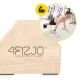 4FIZJO Wooden Push-Up Parallettes, 40 x 12.5 x 10 cm (2 pcs)