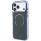 Mercedes Double Layer Iconic Logo MagSafe dėklas iPhone 18 Pro Max / 17 Pro Max, tamsiai pilkas