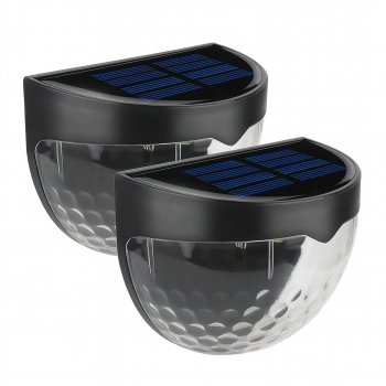 Sieniniai saulės energijos LED sodo šviestuvai, 8 vnt.