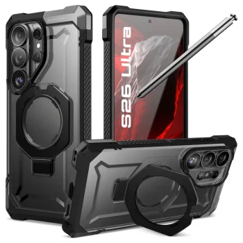 Supcase UB Grip Mag MagSafe dėklas Samsung Galaxy S26 Ultra, juodas