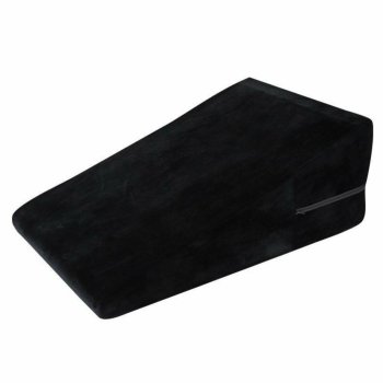 Ergonominė pleišto formos pagalvė XXL, juoda