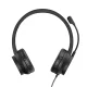 Conceptronic POLONA05B laidinės USB ausinės su mikrofonu, juodos