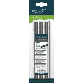 Grafito šerdelės Pica BIG DRY 6030/SB „FOR ALL“, 2 x 5 mm, 12 vnt., pilkos