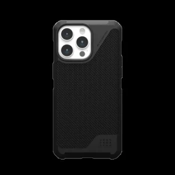 UAG Metropolis LT MagSafe dėklas iPhone 15 Pro Max telefonui, Kevlar Black