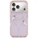 Karl Lagerfeld IML Choupettes Karl Script Logo MagSafe dėklas skirtas iPhone 17 Pro, rožinis