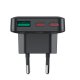 Acefast A100 65W GaN įkroviklis (2x USB-C + USB-A) Ultra Slim, juodas
