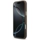 Guess 4G Big 4G Classic Logo dėklas iPhone 17 Pro Max, rudas / sidabrinis