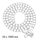Laidų organizatorius Maclean MCTV-899 B, 20 mm x 1 m, juodas