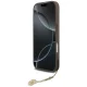 Guess iPhone 17 dėklas 4G Charms Collection MagSafe, rudas