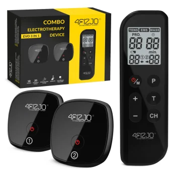 Belaidis elektrostimuliatorius 4Fizjo Combo EVO 1706 3-in-1 (TENS, EMS, MASS)